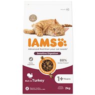 IAMS Cat Adult Sensitive Digestion Turkey 2 kg - Cat Kibble