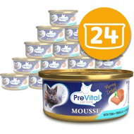 PreVital canned cat food tuna 24 × 85 g - Canned Food for Cats
