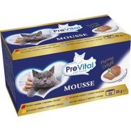 PreVital canned fish for cats, meat 4 × 85 g - Canned Food for Cats