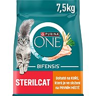 Purina ONE Bifensis Sterilised dry food for cats, chicken 7.5kg - Cat Kibble