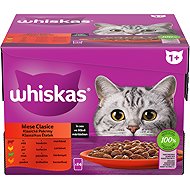Whiskas 1+ Classic Meals mix in juice for adult cats 24 × 85 g - Cat Food Pouch