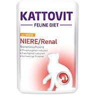 Kattovit Niere/Renal chicken 85 g - Diet Cat Pouches