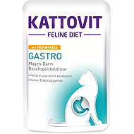 Kattovit Gastro chicken and rice 85 g - Diet Cat Pouches