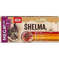 Shelma GF NM cat pouch with 4 types of meat 40 × 85 g - Cat Food Pouch