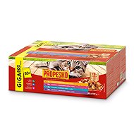 Propesko cat pocket with salmon in sauce 80 × 100 g - Cat Food Pouch