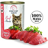Fine Cat Exclusive canned food for cats 100% meat mix 6 × 400 g - Canned Food for Cats