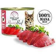 Fine Cat Exclusive canned food for cats 100% meat mix 6 × 200 g - Canned Food for Cats
