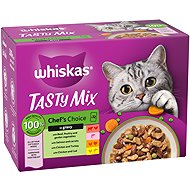 Whiskas Tasty Mix Chef's Choice capsules in juice 24 × 85 g - Cat Food Pouch