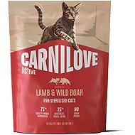 Carnilove Active Cat Dry Made with Lamb & Wild boar for Sterilized Adult All Breeds 400 g - Cat Kibble