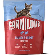 Carnilove Active Cat Dry Made with Salmon & Turkey for Kittens 400 g - Kibble for Kittens