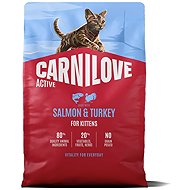 Carnilove Active Cat Dry Made with Salmon & Turkey for Kittens 2 kg - Kibble for Kittens