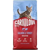Carnilove Active Cat Dry Made with Salmon & Turkey for Kittens 6 kg - Kibble for Kittens