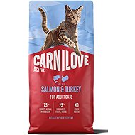 Carnilove Active Cat Dry Made with Salmon & Turkey for Adult All Breeds 6 kg - Cat Kibble