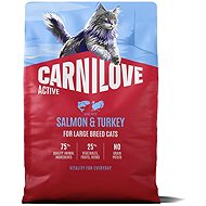 Carnilove Active Cat Dry Made with Salmon & Turkey for Adult Large Breeds 2 kg - Cat Kibble