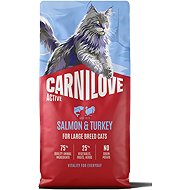 Carnilove Active Cat Dry Made with Salmon & Turkey for Adult Large Breeds 6 kg - Cat Kibble