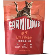 Carnilove Active Cat Dry Made with Beef & Venison for Sterilized Adult All Breeds 400 g - Cat Kibble