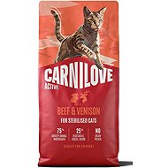 Carnilove Active Cat Dry Made with Beef & Venison for Sterilized Adult All Breeds 6 kg - Cat Kibble