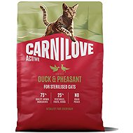 Carnilove Active Cat Dry Made with Duck & Pheasant for Sterilized Adult All Breeds 2 kg - Cat Kibble