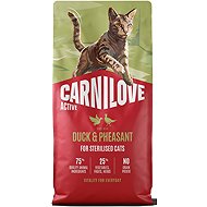 Carnilove Active Cat Dry Made with Duck & Pheasant for Sterilized Adult All Breeds 6 kg - Cat Kibble
