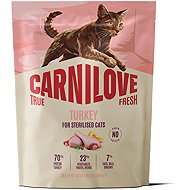Carnilove True Fresh Cat Dry Turkey for Sterilized Adult All Breeds 400 g - Cat Kibble