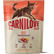 Carnilove True Fresh Cat Dry Beef for Sterilized Adult All Breeds 400 g - Cat Kibble