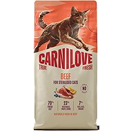 Carnilove True Fresh Cat Dry Beef for Sterilized Adult All Breeds 6 kg - Cat Kibble