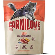 Carnilove True Fresh Cat Dry Beef for Adult Large Breeds 400 g - Cat Kibble