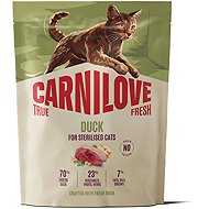 Carnilove True Fresh Cat Dry Duck for Sterilized Adult All Breeds 400 g - Cat Kibble
