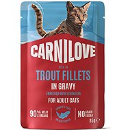 Carnilove Cat Pouch Gravy rich in Trout enriched with Echinacea 85 g - Cat Food Pouch