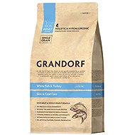 Grandorf Granules for cats Adult Skin&Care - White fish and turkey 400 g - Cat Kibble