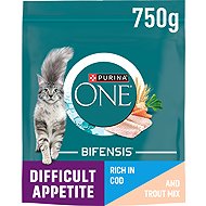 Purina ONE Bifensis Difficult Appetite granules for cats cod, trout 750 g - Cat Kibble