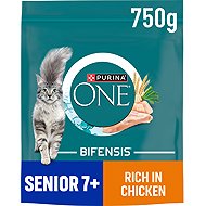 Purina ONE Bifensis Senior 7+ cat food chicken 750 g - Cat Kibble