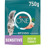 Purina ONE Bifensis Sensitive granules for cats turkey 750 g - Cat Kibble