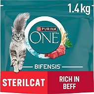 Purina ONE Bifensis Sterilicat cat food beef 1.4 kg - Cat Kibble