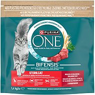 Purina ONE Bifensis Sterilicat cat food beef 1.4 kg - Cat Kibble