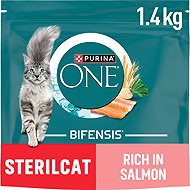 Purina ONE Bifensis Sterilcat granules for cats salmon 1.4 kg - Cat Kibble