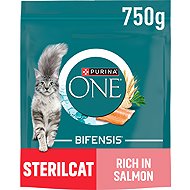 Purina ONE Bifensis Sterilcat granules for cats salmon 750 g - Cat Kibble