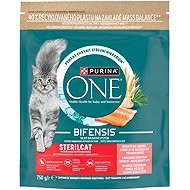 Purina ONE Bifensis Sterilcat granules for cats salmon 750 g - Cat Kibble