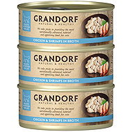 Grandorf Kuřecí prsa s krevetami 3 × 70 g - Canned Food for Cats