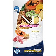 N&D Tropical Selection Cat Lamb Neutered 1.5kg - Cat Kibble