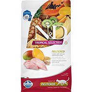 N&D Tropical Selection Cat Chicken Neutered 1,5 kg - Cat Kibble