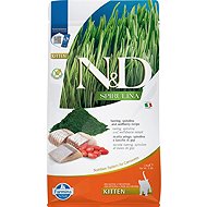 N&D Spirulina Cat Herring & Wolfberry Kitten 1.5kg - Kibble for Kittens