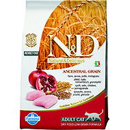 N&D Low Grain Adult Chicken & Pomegranate 0.3kg - Cat Kibble