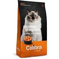 Calibra Cat Expert+ Adult Sensitive & Shiny Coat 6 kg - Cat Kibble