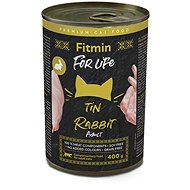 Fitmin For Life Rabbit Cat Food Tin 400g - Canned Food for Cats