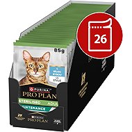 Pro Plan Sterilised kapsičky pro kočky bílá ryba ve šťávě 26 × 85 g - Cat Food Pouch