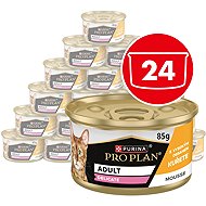 Pro Plan Delicate konzervy pro kočky kuře paštika 24 × 85 g - Cat Pâté
