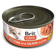 Brit Care Cat Real Tuna with Salmon in Gravy 80g - Canned Food for Cats
