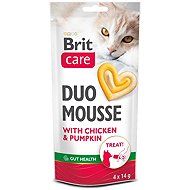 Brit Care Cat Creamy Duo Mousse Chicken and Pumpkin 4×14g - Cat Food Pouch