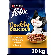 Felix Doubly Delicious chicken and turkey dry cat food 10kg - Cat Kibble